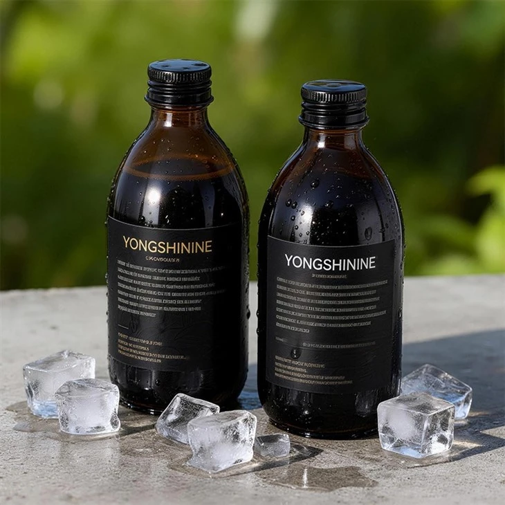 glass drinking bottle